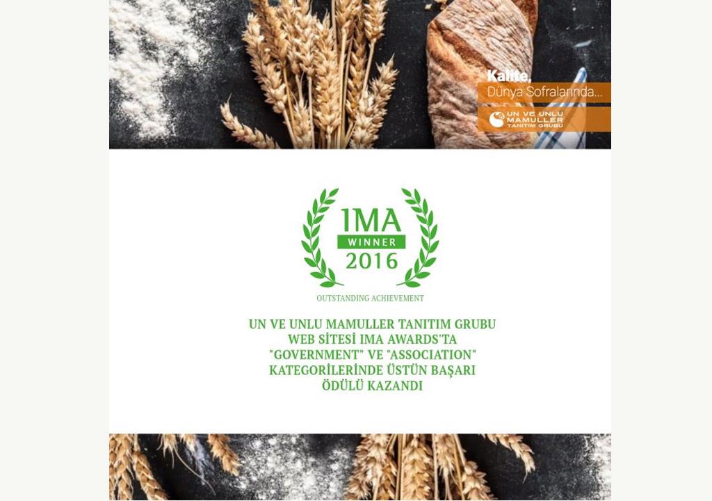 Interactive Media Awards(IMA)'dan Web Sitemize İki Büyük Ödül