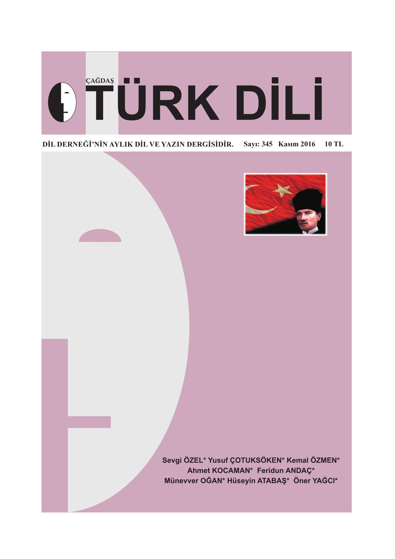 KASIM 2016 - 345. SAYI