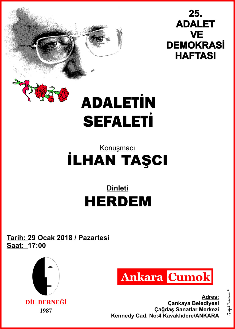 DİL DERNEĞİ 25. ADALET VE DEMOKRASİ HAFTASINDA...