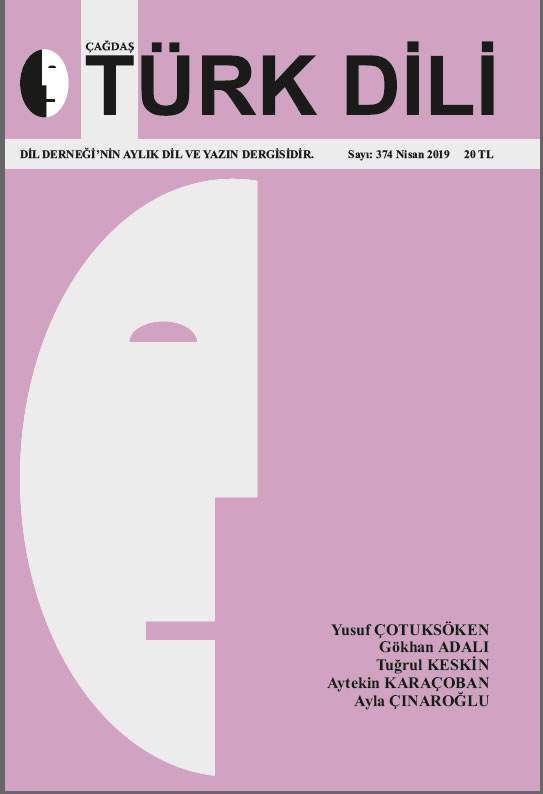 NİSAN 2019 - 374. SAYI