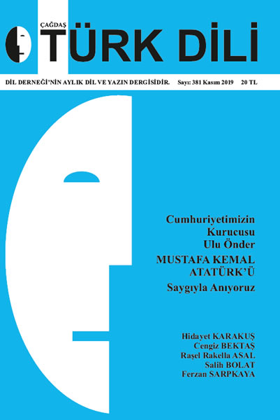 KASIM 2019 - 381. SAYI