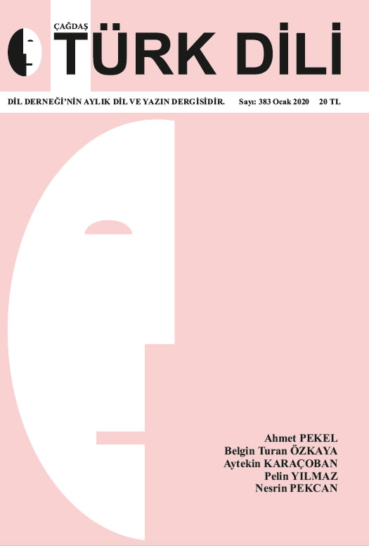 OCAK 2020 - 383. SAYI