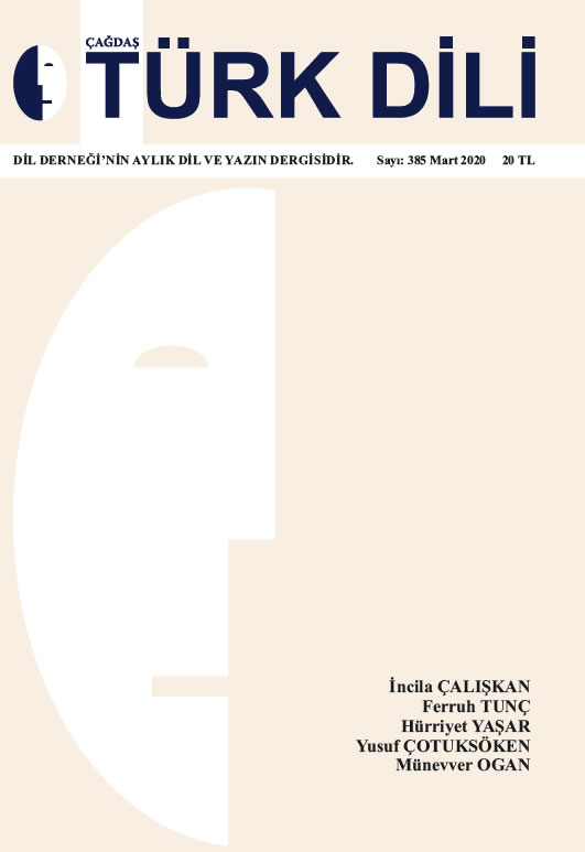 MART 2020 - 385. SAYI