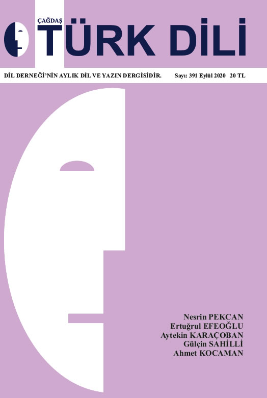 EYLÜL 2020 - 391. SAYI