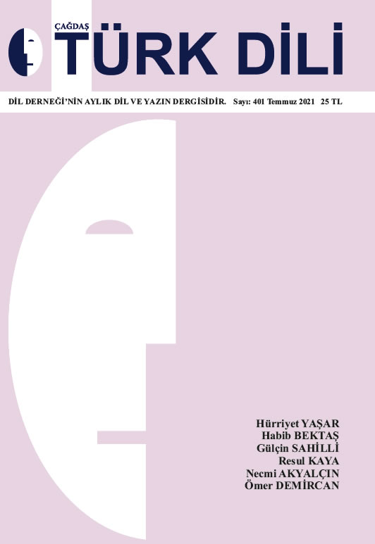 TEMMUZ 2021 - 401. SAYI