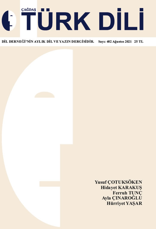 AĞUSTOS 2021 - 402. SAYI