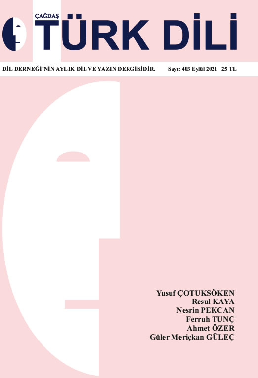 EYLÜL 2021 - 403. SAYI