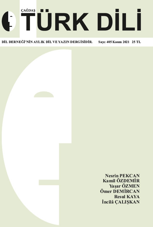 KASIM 2021 - 405. SAYI