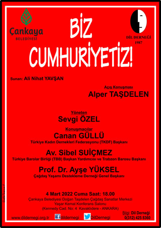 SESLENİYORUZ: “BİZ CUMHURİYETÇİYİZ!” 