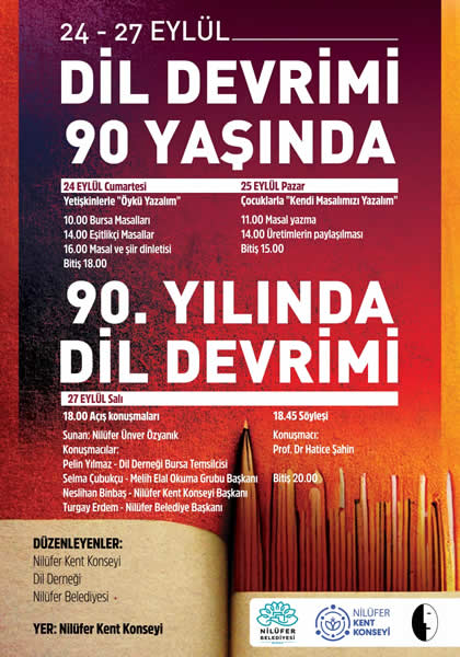 BURSA'DA ÜÇ GÜNLÜK 90. DİL BAYRAMI KUTLAMASI