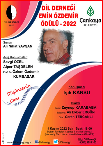 HARF DEVRİMİNİN 94. YILI KUTLANIYOR, EMİN ÖZDEMİR ÖDÜLÜ VERİLEMİYOR