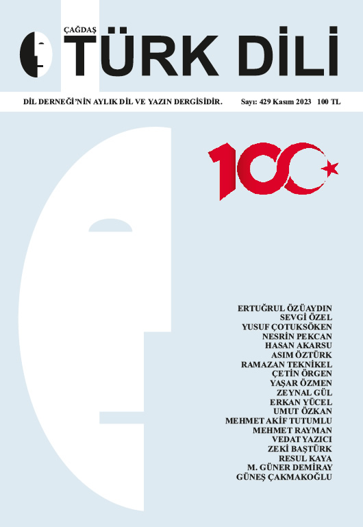 KASIM 2023 - 429. SAYI