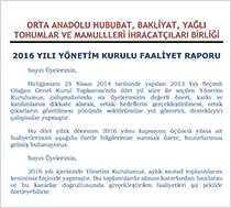 2016 Yılı Faaliyet Raporu