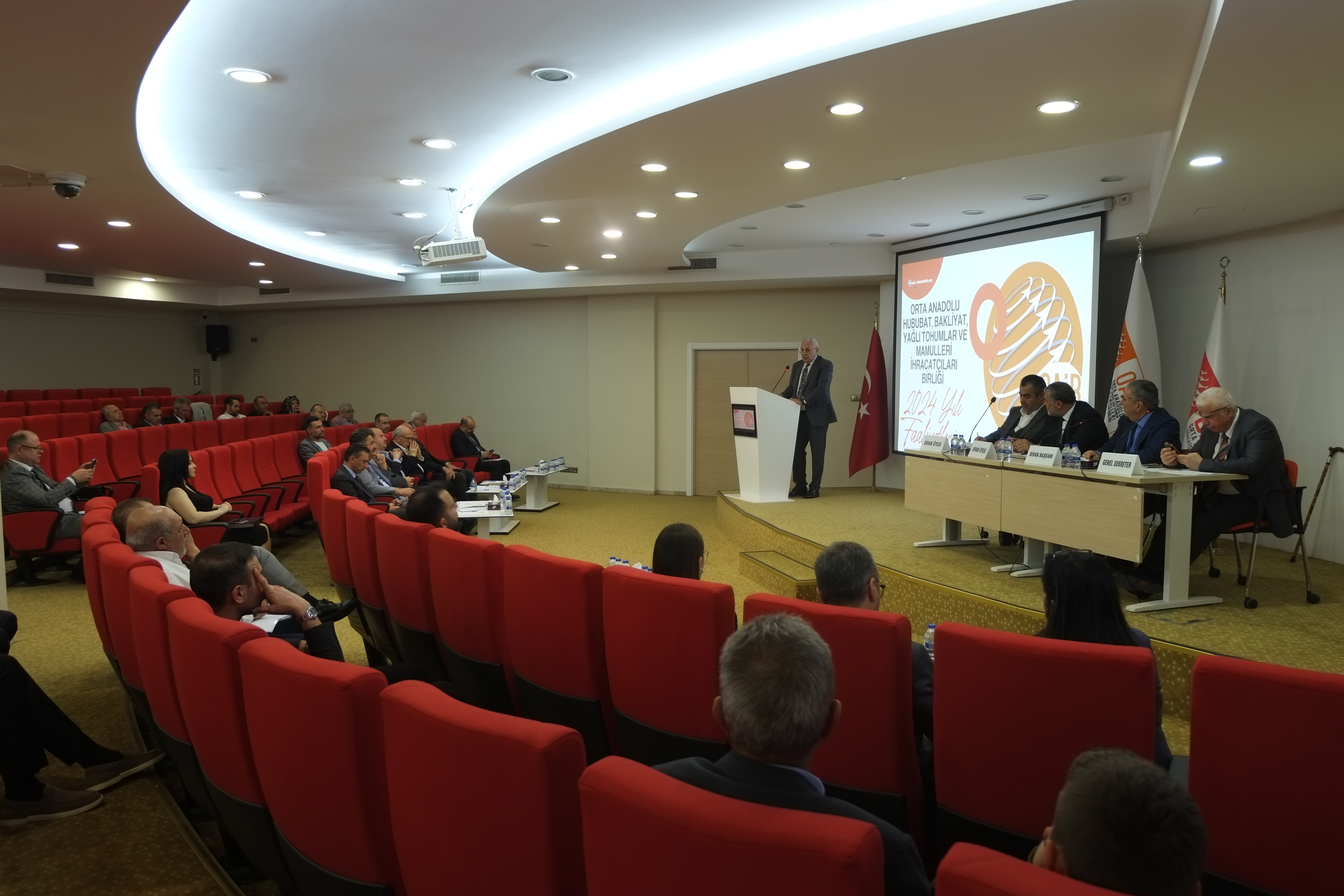 Orta Anadolu Hububat, Bakliyat, Yağlı Tohumlar Ve Mamulleri İhracatçıları Birliği’nin 2024 Yılı Olağan Genel Kurul Toplantısı Yapıldı.